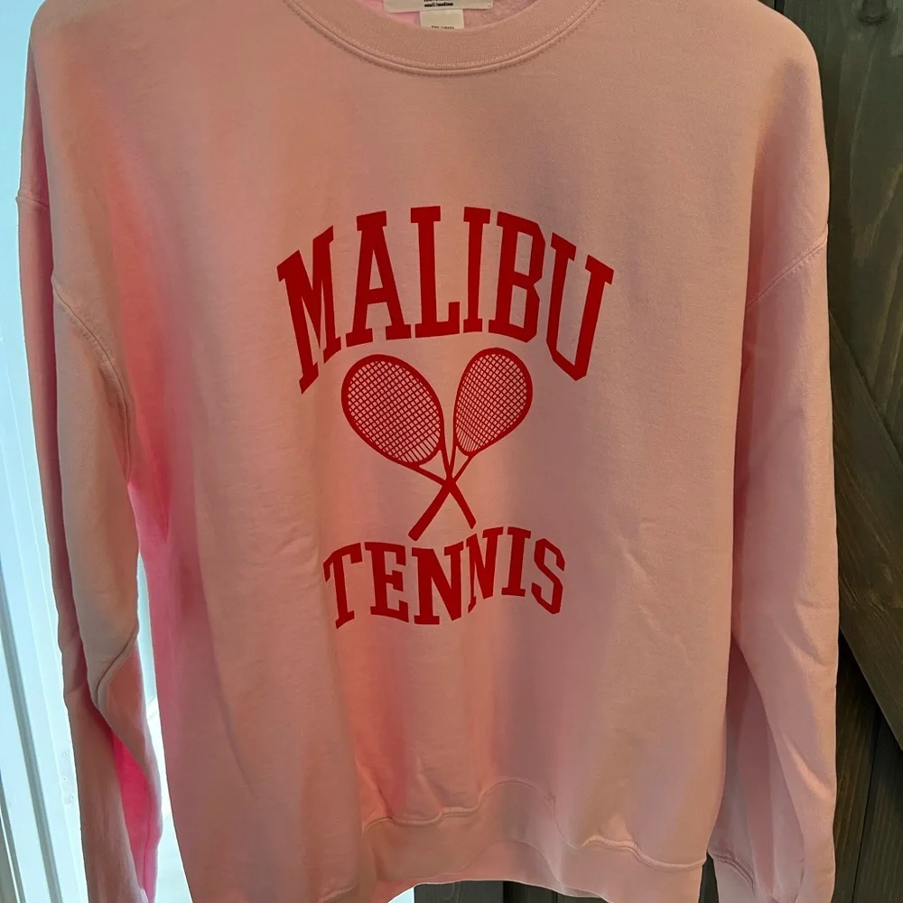 New! Elleandemm Malibu tennis sweatshirt - Picture 2 of 3